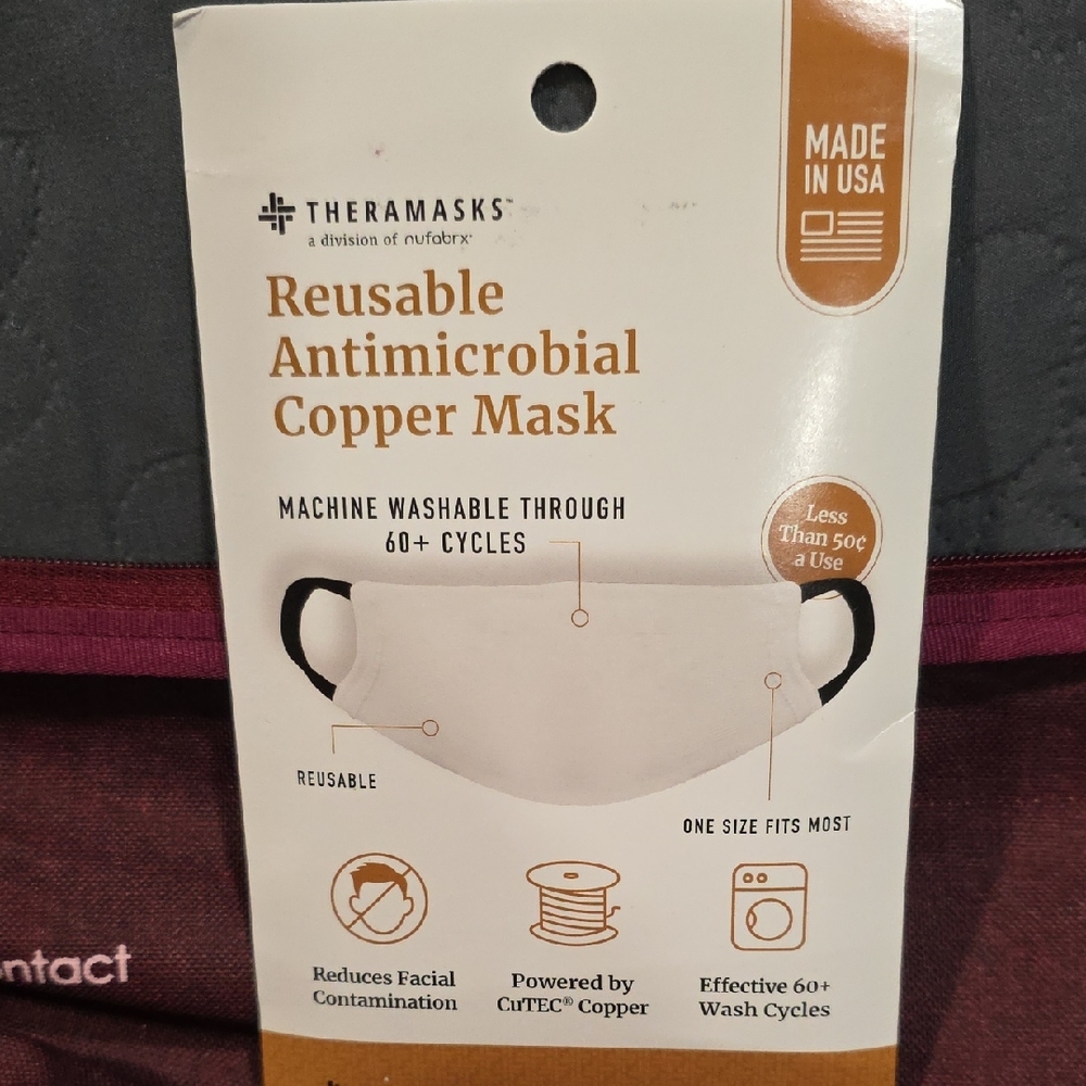 Theramasks Reusable Antimicrobial Copper Mask